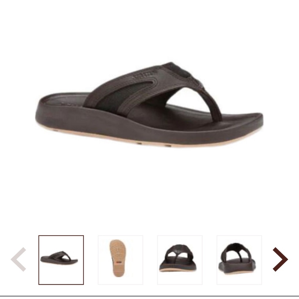 Xtratuf South Shore leather flip flops. Size 7 US.